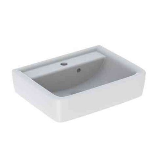 Vasque à Poser Geberit Renova Plan 1 Trou avec Trop-Plein 500x170x380mm Blanc