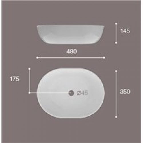 Vasque à poser Monaco 48