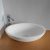 Vasque à poser ovale en fonte minérale solid surface ELLIO 58 x 40 cm