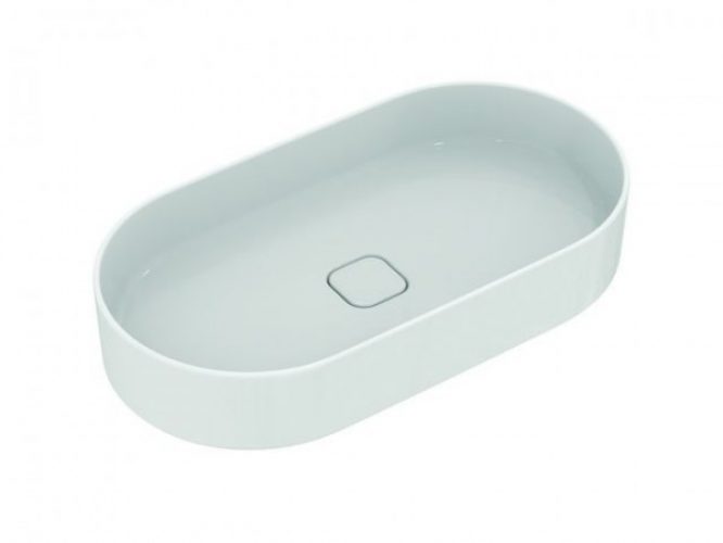 Vasque à poser ovale Ideal Standard 750 x 400 mm Strada II Blanc (T2980)