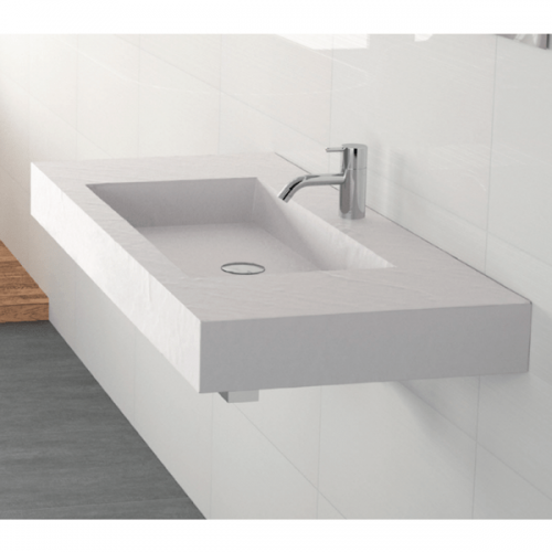 Vasque suspendue rectangulaire surface ardoisée NEW YORK « easy »