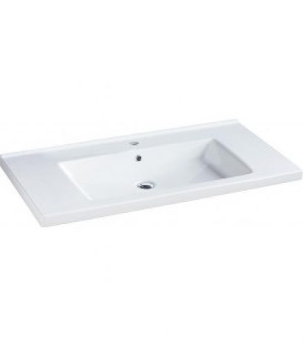 Vasque ‘TRENDY’ lxHxP1060x155x510mm avec 1 trou pour robinetterie