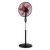 Ventilateur sur pied, noir et rouge, diamètre 40cm, PONENT 16C ELEGANCE 5B