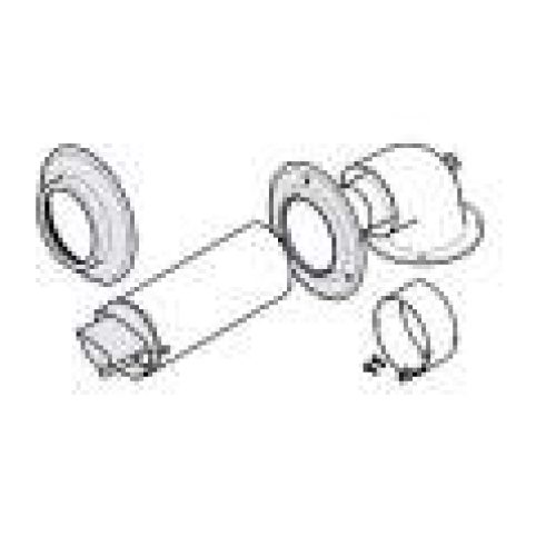 Ventouse horizontal 60/100 pour chaudiére Saunier Duval condens