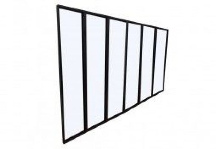 Verrière Intérieure de Type Atelier – Kit 6 Vitrages – 3 Hauteurs