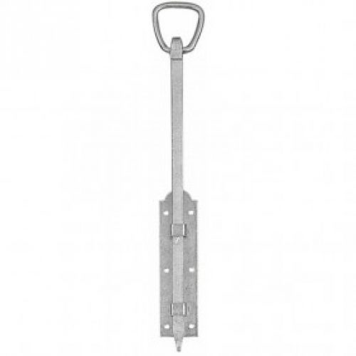 Verrou en applique – à tige carrée et anneau de tirage