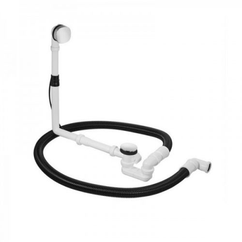 Vidage Baignoire Duravit Quadroval avec trop-plein 650mm 790291000001000