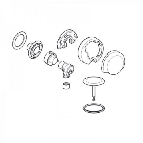 Vidage Baignoire Geberit Kit de finition pour Diamètre 52