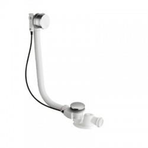 Vidage pour baignoire avec remplissage par trop-plein 57 cm CHROME – CRISTINA ONDYNA VE65751