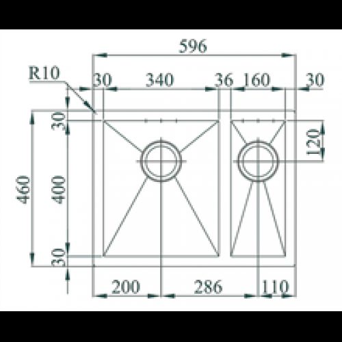Évier Box Line 65 TEGLER