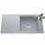 Évier de cuisine Céramique SIRO – L 1000 x l 490 x P 200 mm – Aluminium mat