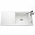 Évier de cuisine Céramique SIRO – L 1000 x l 490 x P 200 mm – Blanc brillant