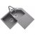 Évier de cuisine d’angle Cristalite PRIMUS – L 840 x l 840 x P 195 mm – sous-meuble de 90 cm – Croma