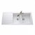 Évier de cuisine Naturalite MAJORQUE – L 1160 x l 500 mm x P 210 – Blanc