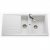 Évier de cuisine Naturalite SLAVE – L 980 x l 500 x P 185 mm – Blanc