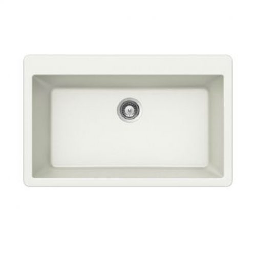 Évier granit blanc Schock ZINA 1 grand bac  838×530