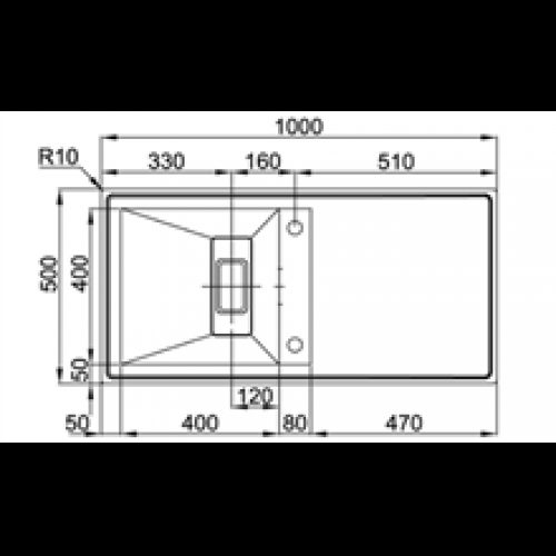 Évier Invisible 105 TEGLER