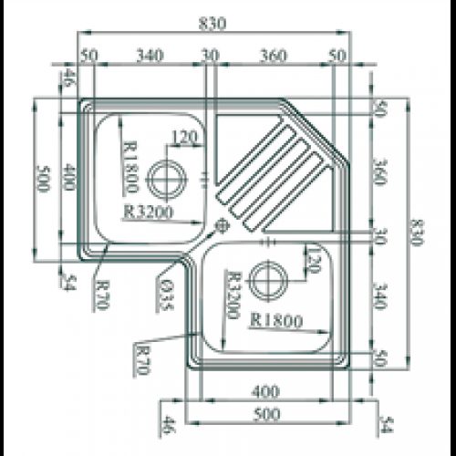 Évier Kepler BB TEGLER