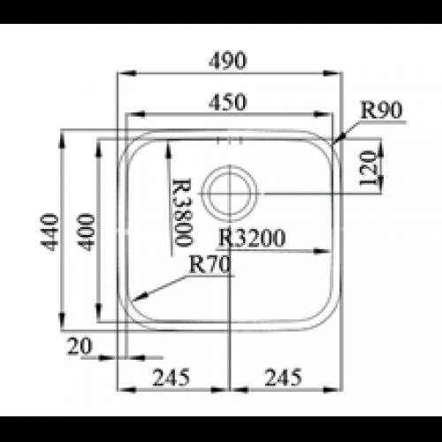 Évier Laguna TEGLER