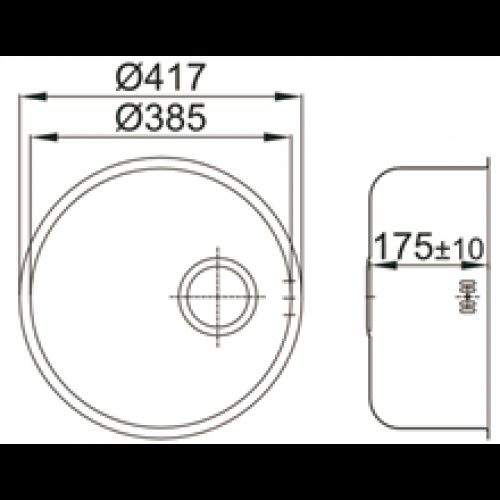 Évier Pio Mithus TEGLER