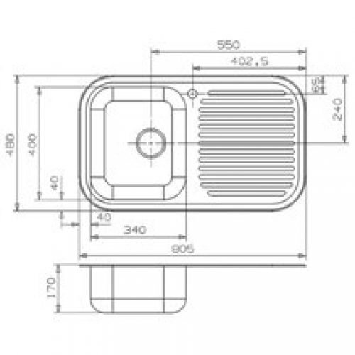Évier Regent 10 Lux Galindo