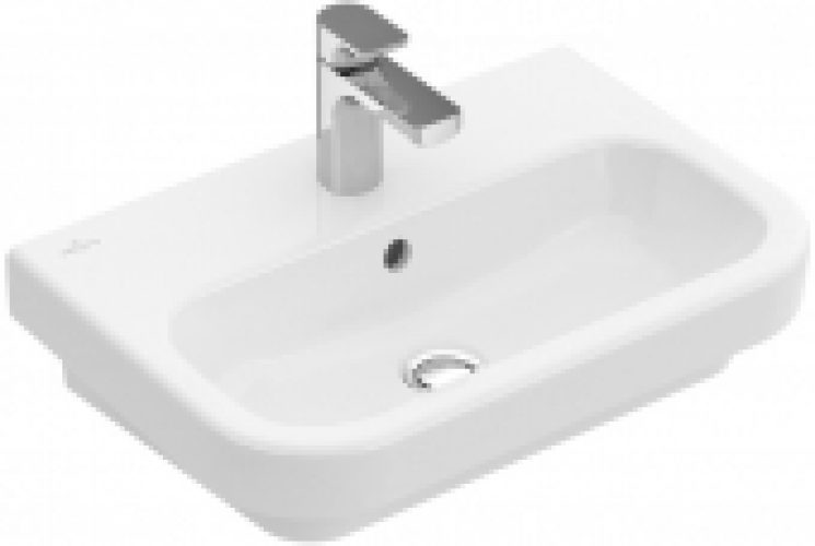 Villeroy & Boch Architectura – Lavabo compact 550×380 blanc avec CeramicPlus