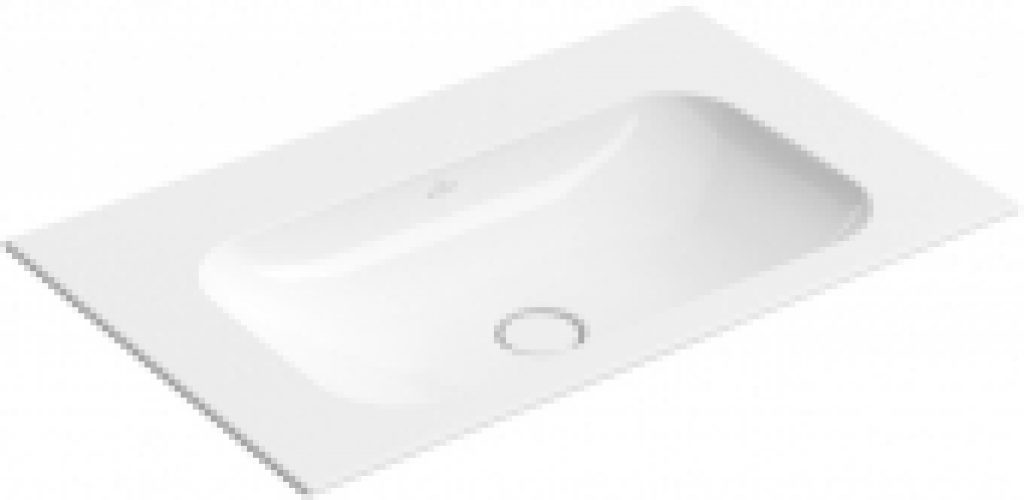 Villeroy & Boch Finion – Lavabo pour meuble 800×500 stone white avec CeramicPlus