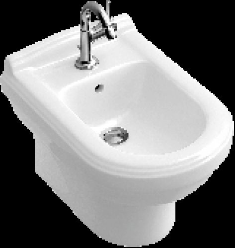Villeroy & Boch HOMMAGE – Bidet suspendu star white avec CeramicPlus