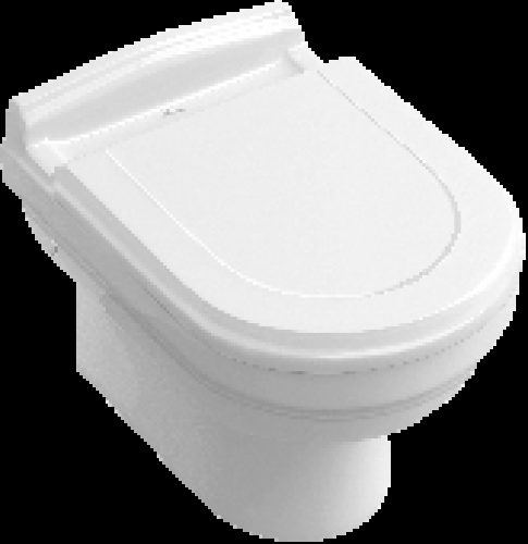 Villeroy & Boch HOMMAGE – Cuvette suspendue à fond creux sans DirectFlush star white avec CeramicPlus