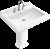 Villeroy & Boch HOMMAGE – Lavabo  650×530 blanc avec CeramicPlus