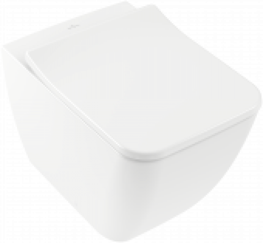 Villeroy & Boch Legato – Cuvette sur pied à fond creux à poser avec DirectFlush blanc sans CeramicPlus