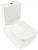 Villeroy & Boch Legato – Cuvette sur pied à fond creux à poser pour réservoir attenant avec DirectFlush blanc sans CeramicPlus