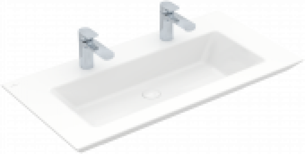 Villeroy & Boch Legato – Lavabo pour meuble 1000×500 blanc sans CeramicPlus