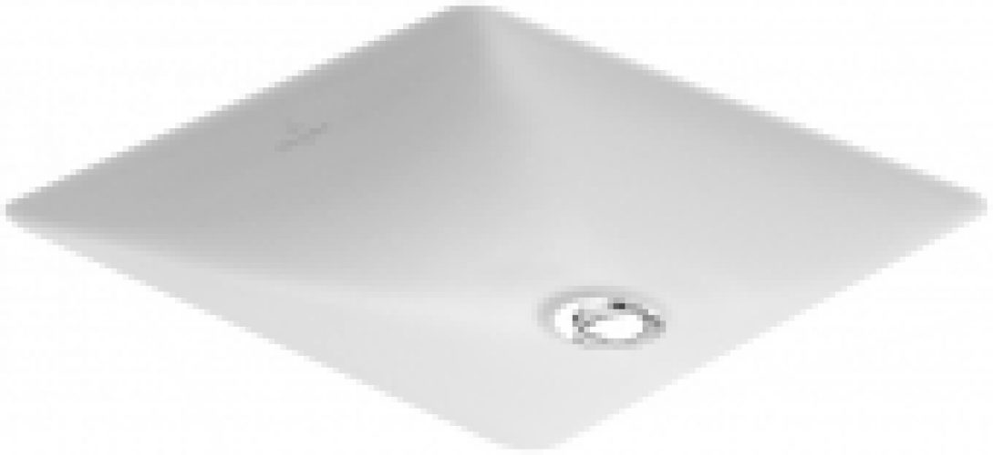 Villeroy & Boch Loop & Friends – Lavabo à encastrer par le dessous 340×340 blanc avec CeramicPlus