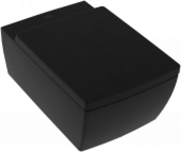 Villeroy & Boch Memento 2.0 – Cuvette suspendue à fond creux avec DirectFlush bois d’ébène avec CeramicPlus