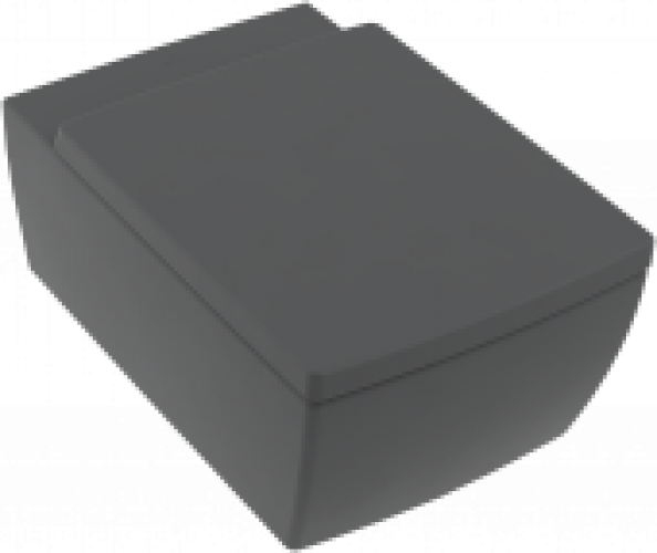 Villeroy & Boch Memento 2.0 – Cuvette suspendue à fond creux avec DirectFlush graphite avec CeramicPlus