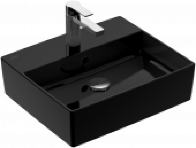 Villeroy & Boch Memento 2.0 – Vasque à poser pour meuble 500×420 glossy black avec CeramicPlus