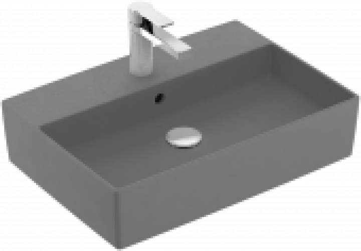 Villeroy & Boch Memento 2.0 – Vasque à poser pour meuble 600×420 béton gris avec CeramicPlus