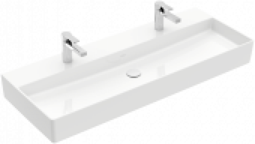 Villeroy & Boch Memento 2.0 – Waschtisch für 1-Loch Armaturen ohne Überlauf weiß CeramicPlus