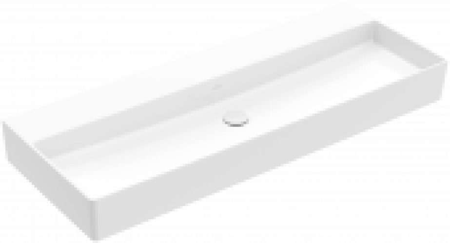 Villeroy & Boch Memento 2.0 – Waschtisch ohne Hahnloch ohne Überlauf star white CeramicPlus