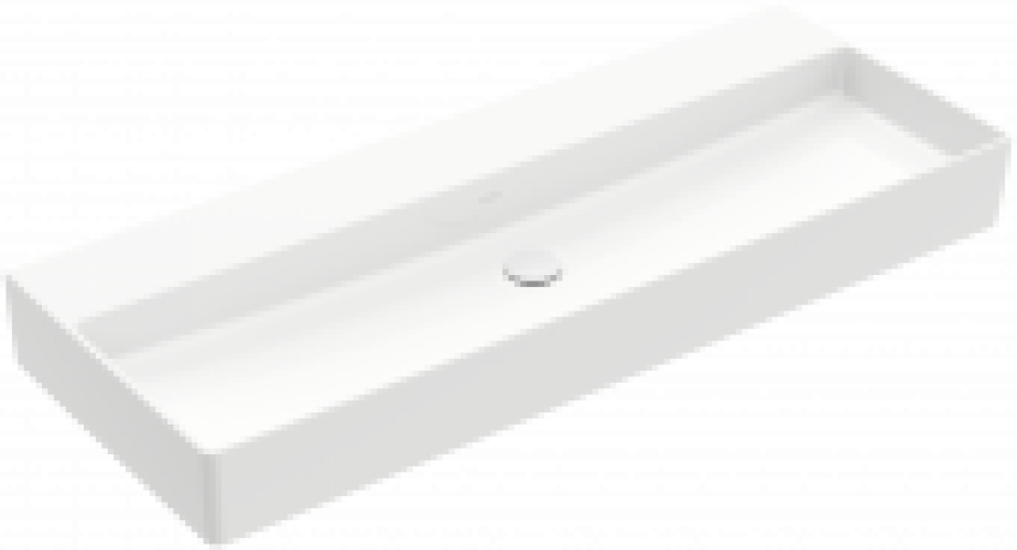 Villeroy & Boch Memento 2.0 – Waschtisch ohne Hahnloch ohne Überlauf weiß