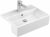 Villeroy & Boch Memento – Lavabo semi-encastré 550×425 blanc avec CeramicPlus