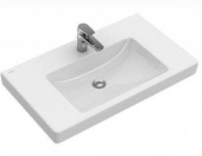 Villeroy & Boch Subway 2.0 – Lavabo  800×470 blanc avec CeramicPlus