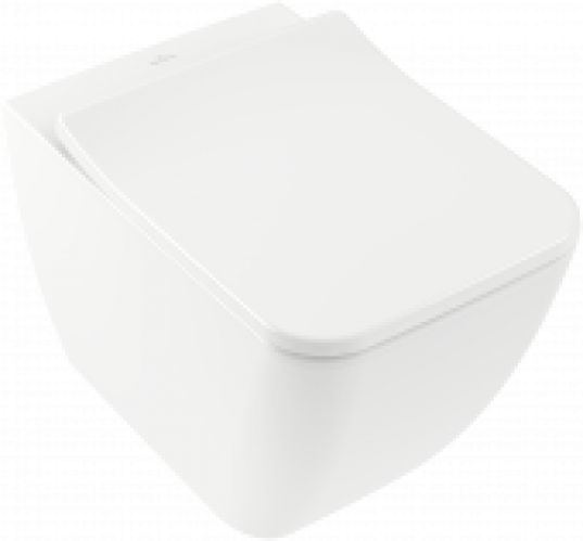 Villeroy & Boch Venticello – Cuvette sur pied à fond creux à poser avec DirectFlush blanc sans CeramicPlus