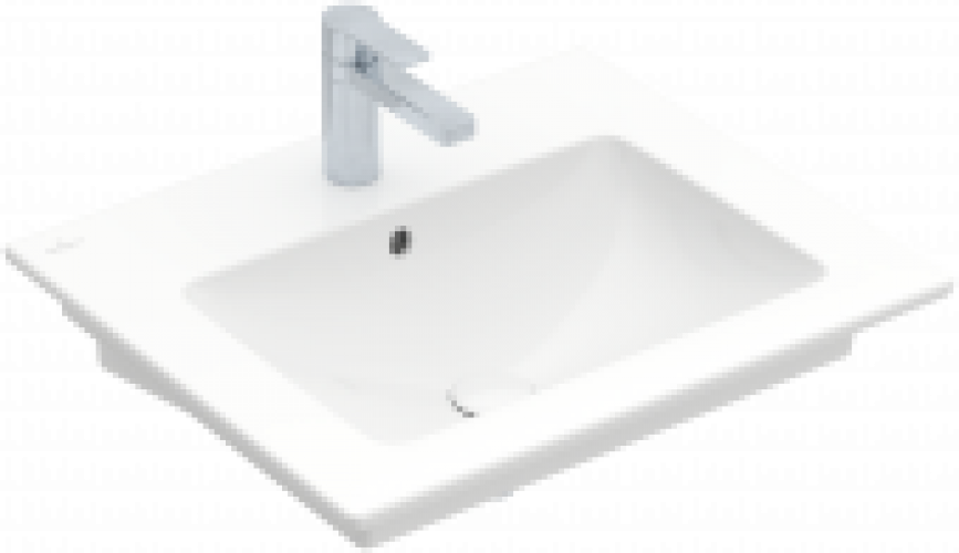 Villeroy & Boch Venticello – Lavabo  600×500 blanc avec CeramicPlus