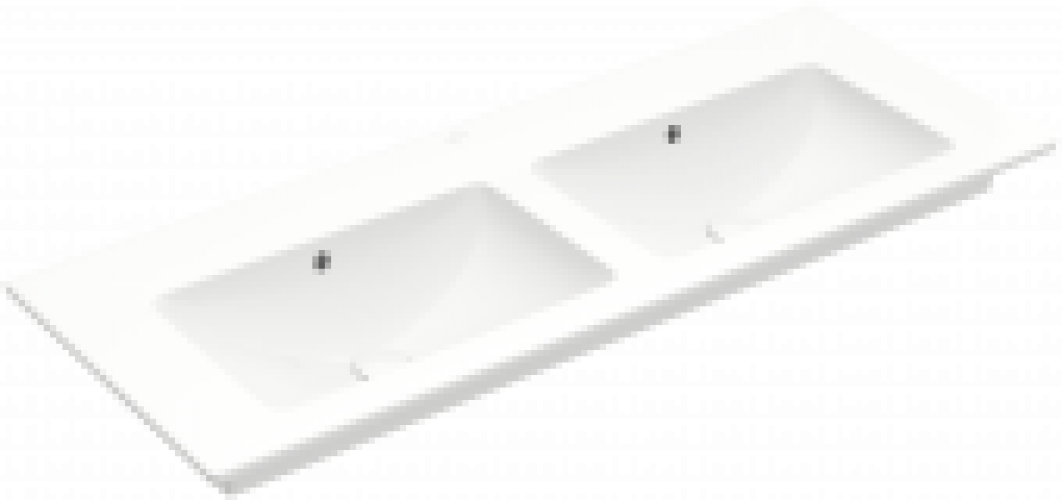 Villeroy & Boch Venticello – Lavabo double pour meuble 1300×500 blanc sans CeramicPlus