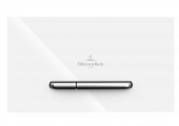 Villeroy & Boch ViConnect – Plaque de commande pour WC avec pour chasses d’eau à 2 volumes blanc / chrome