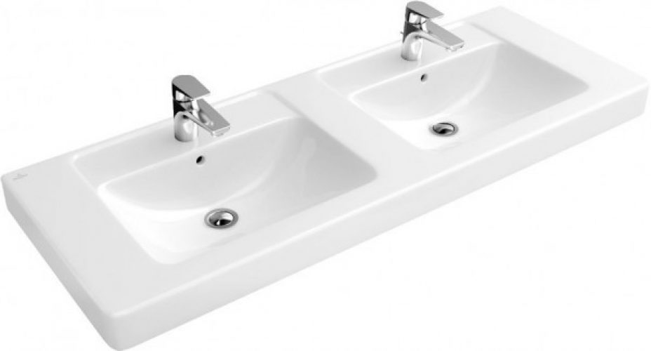 Villeroy et Boch Architectura Plan de toilette double 1300 mm x 485 mm (613113)