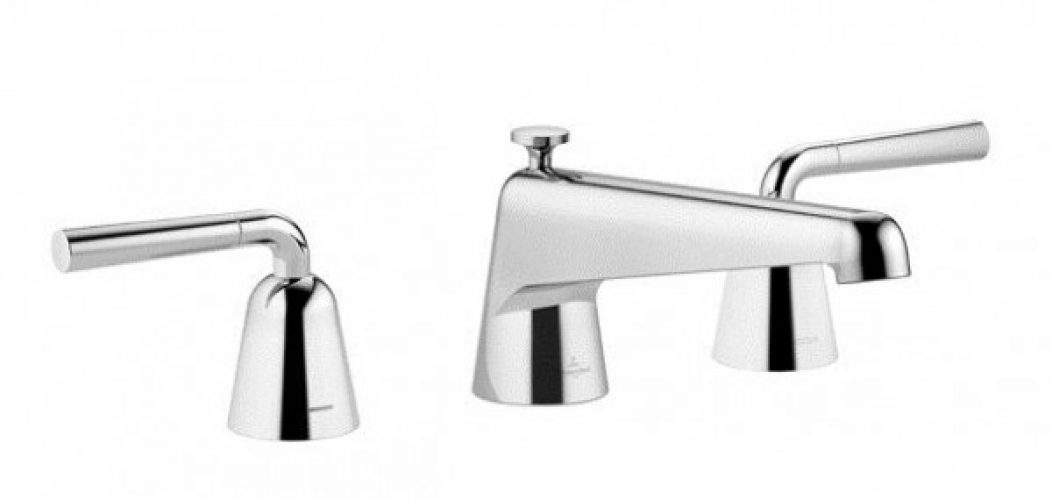 Villeroy et Boch DOMICIL Par Dornbracht  Mélangeur lavabo à 3 trous avec garniture d’écoulement (207