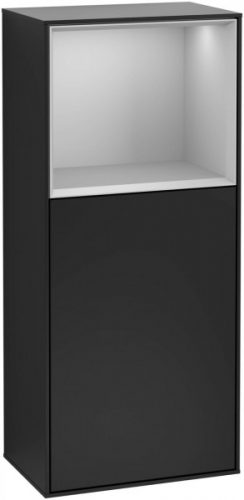Villeroy et Boch Finion Armoire latérale 418 x 936 x 270 mm Noir laqué mat (F530PD)